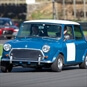 1968 Classic Mini Cooper - Blue Mini Cooper Being Driven